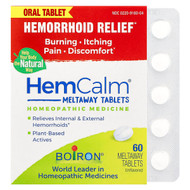 <img alt="Boiron, HemCalm, Unflavored, 60 Meltaway Tablets" title="Boiron, HemCalm, Unflavored, 60 Meltaway Tablets,306969122044"
