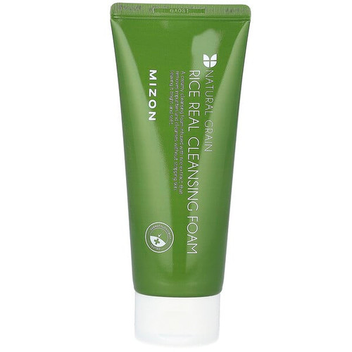 <img alt="Mizon, Natural Grain, Rice Real Cleansing Foam , 5.07 fl oz (150 ml)" title="Mizon, Natural Grain, Rice Real Cleansing Foam , 5.07 fl oz (150 ml),8809663752729"