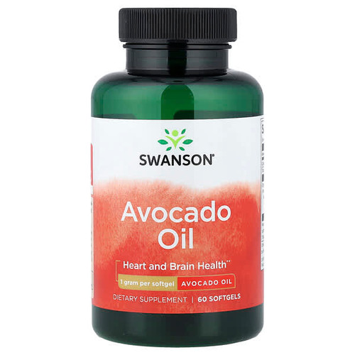 <img alt="Swanson Vitamins, Avocado Oil, 1 g, 60 Softgels" title="Swanson Vitamins, Avocado Oil, 1 g, 60 Softgels,087614170541"