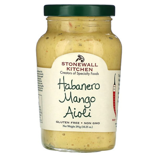 <img alt="Stonewall Kitchen, Habanero Mango Aioli, Hot, 10.25 oz (291 g)" title="Stonewall Kitchen, Habanero Mango Aioli, Hot, 10.25 oz (291 g),711381314043"