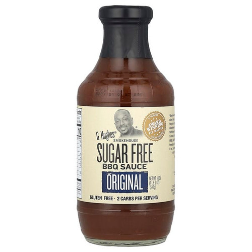 <img alt="G Hughes, Sugar Free BBQ Sauce, Original, 18 oz (510 g)" title="G Hughes, Sugar Free BBQ Sauce, Original, 18 oz (510 g),026825000131"