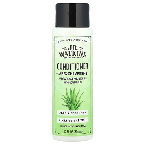 <img alt="J R Watkins, Conditioner, Aloe & Green Tea, 12 fl oz (354 ml)" title="J R Watkins, Conditioner, Aloe & Green Tea, 12 fl oz (354 ml),856428008322"