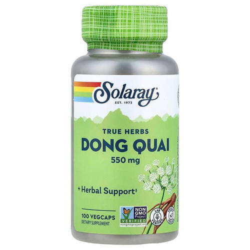 <img alt="Solaray, True Herbs, Dong Quai, 550 mg, 100 VegCaps" title="Solaray, True Herbs, Dong Quai, 550 mg, 100 VegCaps,076280012354"