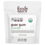 <img alt="Foods Alive, Guar Gum Powder, 8 oz (227 g)" title="Foods Alive, Guar Gum Powder, 8 oz (227 g),850008080913"