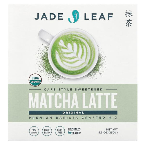 <img alt="Jade Leaf Matcha, Matcha Latte, Original, 5.3 oz (150 g)" title="Jade Leaf Matcha, Matcha Latte, Original, 5.3 oz (150 g),853371006962"