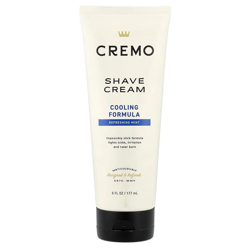 <img alt="Cremo, Shave Cream, Refreshing Mint, 6 fl oz (177 ml)" title="Cremo, Shave Cream, Refreshing Mint, 6 fl oz (177 ml),853382004087"