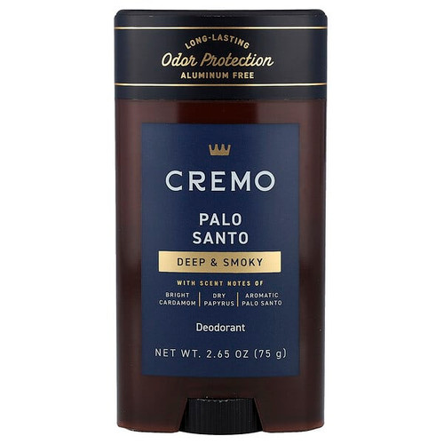 <img alt="Cremo, Deodorant, Palo Santo, 2.65 oz (75 g)" title="Cremo, Deodorant, Palo Santo, 2.65 oz (75 g),811847038350"
