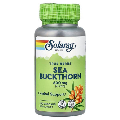 <img alt="Solaray, Sea Buckthorn, 100 VegCaps (300 mg per Capsule)" title="Solaray, Sea Buckthorn, 100 VegCaps (300 mg per Capsule),076280137996"