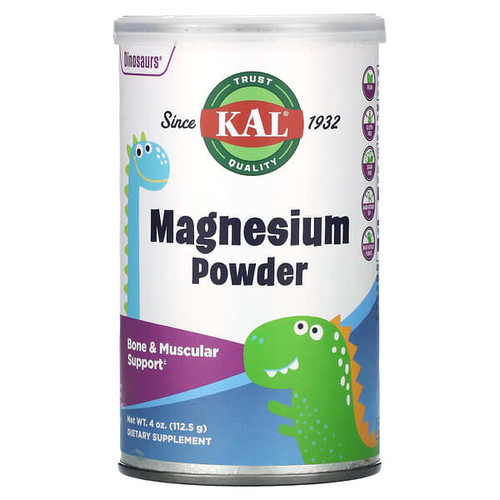 <img alt="KAL, Dinosaurs, Magnesium Powder , 4 oz (112.5 g)" title="KAL, Dinosaurs, Magnesium Powder , 4 oz (112.5 g),021245269328"