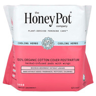<img alt="The Honey Pot Company, Herbal-Infused Pads with Wings, Postpartum Overnight, 12 Count" title="The Honey Pot Company, Herbal-Infused Pads with Wings, Postpartum Overnight, 12 Count,851669008995"