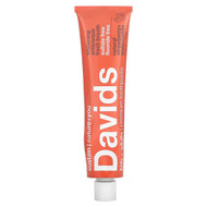 <img alt="Davids, Premium Toothpaste, Kids + Adults, Natural Strawberry + Watermelon, 5.25 oz (149 g)" title="Davids, Premium Toothpaste, Kids + Adults, Natural Strawberry + Watermelon, 5.25 oz (149 g),861226000089"