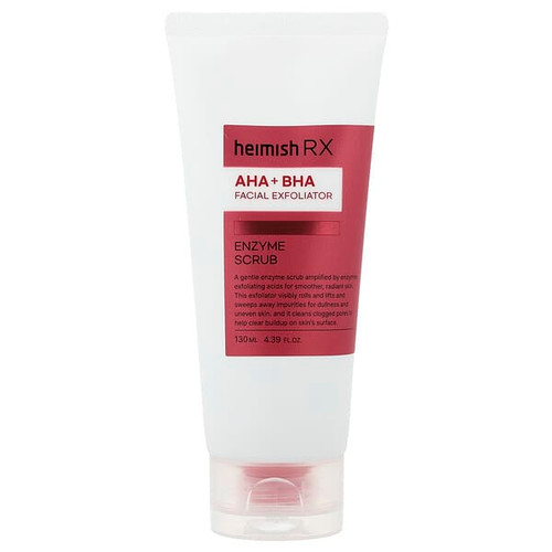 <img alt="Heimish, AHA + BHA Facial Exfoliator, Enzyme Scrub, 4.39 fl oz (130 ml)" title="Heimish, AHA + BHA Facial Exfoliator, Enzyme Scrub, 4.39 fl oz (130 ml),8809481762542"