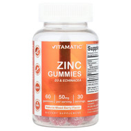 <img alt="Vitamatic, Zinc Gummies, Mixed Berry, 60 Gummies" title="Vitamatic, Zinc Gummies, Mixed Berry, 60 Gummies,810078471301"