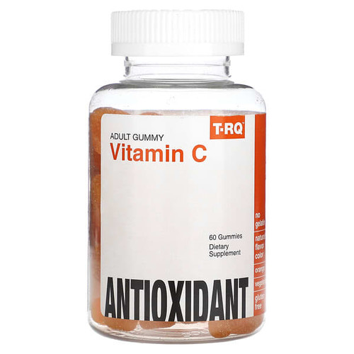 <img alt="T-RQ, Adult Gummy, Vitamin C, Orange, 60 Gummies" title="T-RQ, Adult Gummy, Vitamin C, Orange, 60 Gummies,835776001292"