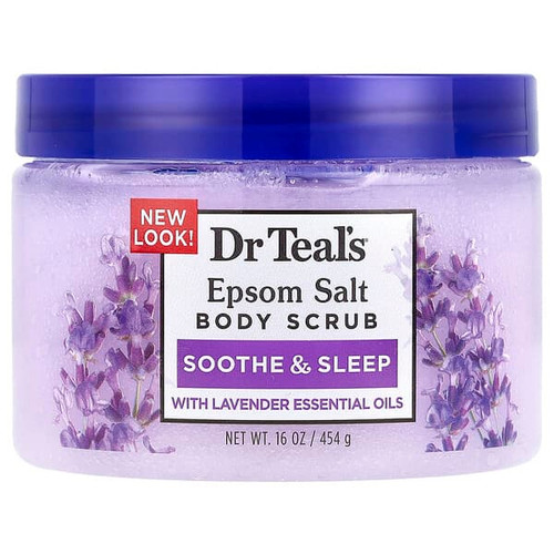 <img alt="Dr. Teals, Epsom Salt Body Scrub, Lavender, 16 oz (454 g)" title="Dr. Teals, Epsom Salt Body Scrub, Lavender, 16 oz (454 g),811068014355"