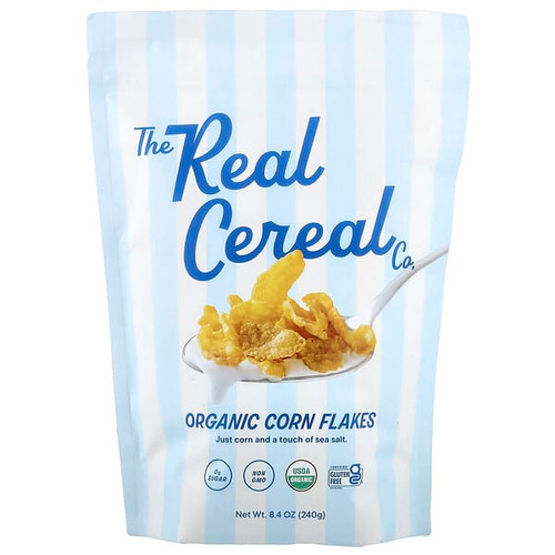 <img alt="The Real Cereal Co, Organic Corn Flakes, 8.4 oz (240 g)" title="The Real Cereal Co, Organic Corn Flakes, 8.4 oz (240 g),198715314922"