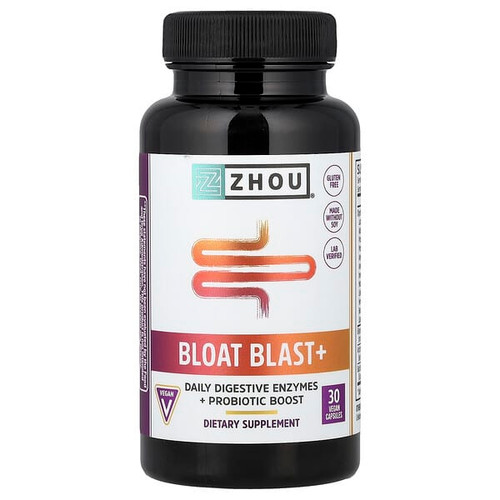 <img alt="Zhou Nutrition, Bloat Blast+, 30 Vegan Capsules" title="Zhou Nutrition, Bloat Blast+, 30 Vegan Capsules,669191895224"