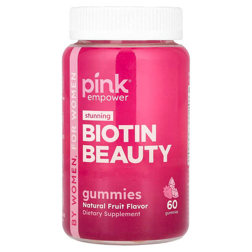 <img alt="Pink, Biotin Beauty Gummies, Natural Fruit, 60 Gummies" title="Pink, Biotin Beauty Gummies, Natural Fruit, 60 Gummies,840093114068"