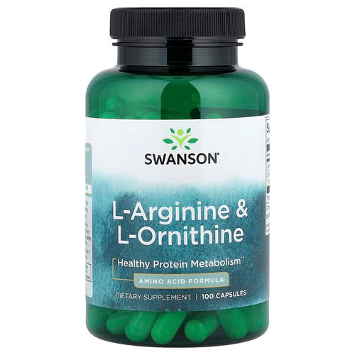 <img alt="Swanson Vitamins, L-Arginine & L-Ornithine, 100 Capsules" title="Swanson Vitamins, L-Arginine & L-Ornithine, 100 Capsules,087614018669"