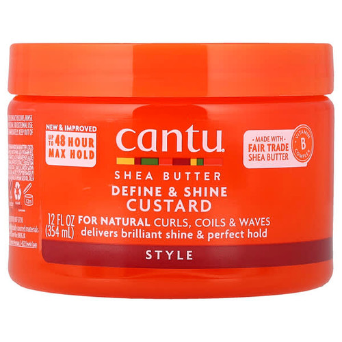 <img alt="Cantu, Shea Butter, Define & Shine Custard, 12 fl oz (354 ml)" title="Cantu, Shea Butter, Define & Shine Custard, 12 fl oz (354 ml),817513010125"