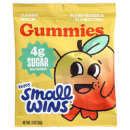 <img alt="3 PACK of Enjoy Small Wins, Gummies, Classic Peach , 1.8 oz (50 g)" title="3 PACK of Enjoy Small Wins, Gummies, Classic Peach , 1.8 oz (50 g),605245010472"