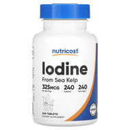 <img alt="Nutricost, Iodine, 325 mcg, 240 Tablets" title="Nutricost, Iodine, 325 mcg, 240 Tablets,810014672632"