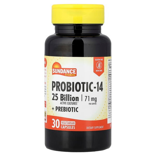 <img alt="Sundance Vitamins, Probiotic-14, 30 Vegetarian Capsules" title="Sundance Vitamins, Probiotic-14, 30 Vegetarian Capsules,840093140500"