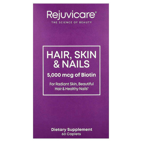 <img alt="Rejuvicare, Hair, Skin & Nails, 60 Caplets" title="Rejuvicare, Hair, Skin & Nails, 60 Caplets,035046143114"