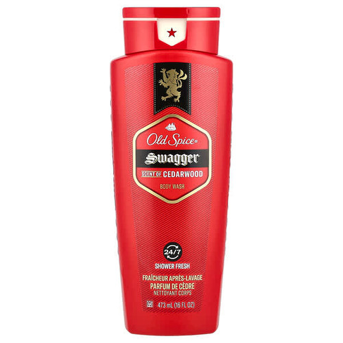 <img alt="Old Spice, Swagger Body Wash, Cedarwood, 16 fl oz (473 ml)" title="Old Spice, Swagger Body Wash, Cedarwood, 16 fl oz (473 ml),037000167709"