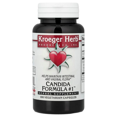 <img alt="Kroeger Herb Co, Candida Formula #1, 100 Vegetarian Capsules" title="Kroeger Herb Co, Candida Formula #1, 100 Vegetarian Capsules,696916100189"
