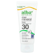 <img alt="Alba Botanica, Sheer Mineral Face Sunscreen Lotion, SPF 30, Fragrance Free, 2 fl oz (59 ml)" title="Alba Botanica, Sheer Mineral Face Sunscreen Lotion, SPF 30, Fragrance Free, 2 fl oz (59 ml),724742010768"