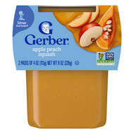 <img alt="3 PACK of Gerber, 2nd Foods, Sitter, Apple Peach Squash, 2 Pack, 4 oz (113 g) Each" title="3 PACK of Gerber, 2nd Foods, Sitter, Apple Peach Squash, 2 Pack, 4 oz (113 g) Each,015000076856"