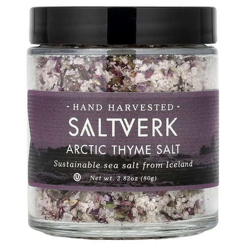 <img alt="Saltverk, Arctic Thyme Salt, 2.82 oz (80 g)" title="Saltverk, Arctic Thyme Salt, 2.82 oz (80 g),5694110039224"