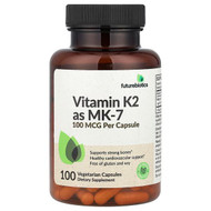 <img alt="Futurebiotics, Vitamin K2 as MK-7, 100 mcg, 100 Vegetarian Capsules" title="Futurebiotics, Vitamin K2 as MK-7, 100 mcg, 100 Vegetarian Capsules,049479500901"