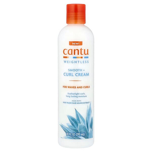 <img alt="Cantu, Weightless, Smooth + Curl Cream, For Waves and Curls, 10 fl oz (295 ml)" title="Cantu, Weightless, Smooth + Curl Cream, For Waves and Curls, 10 fl oz (295 ml),810006944655"