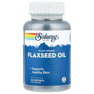 <img alt="Solaray, Flaxseed Oil, 100 Softgels (1 g per Softgel)" title="Solaray, Flaxseed Oil, 100 Softgels (1 g per Softgel),076280008029"