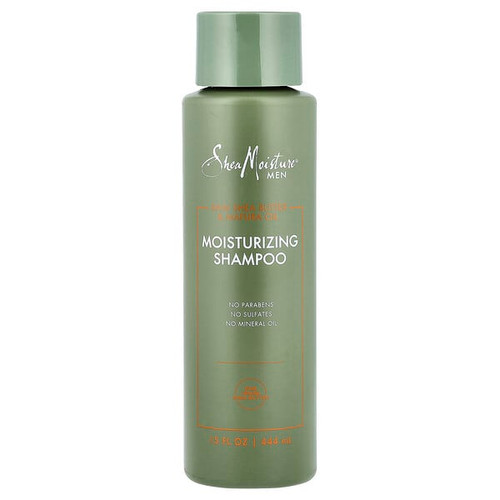 <img alt="SheaMoisture, Men, Moisturizing Shampoo, Raw Shea Butter & Mafura Oil, 15 fl oz (444 ml)" title="SheaMoisture, Men, Moisturizing Shampoo, Raw Shea Butter & Mafura Oil, 15 fl oz (444 ml),764302016724"