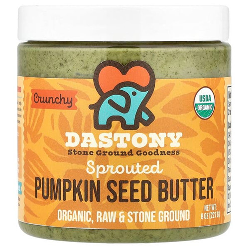 <img alt="Dastony, Sprouted Pumpkin Seed Butter, Crunchy, 8 oz (227 g)" title="Dastony, Sprouted Pumpkin Seed Butter, Crunchy, 8 oz (227 g),850018464123"