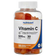 <img alt="Nutricost, Vitamin C Gummies, Orange, 120 Gummies" title="Nutricost, Vitamin C Gummies, Orange, 120 Gummies,810139576020"
