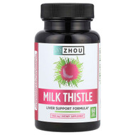 <img alt="Zhou Nutrition, Milk Thistle, 60 Veggie Capsules (450 mg per Capsule)" title="Zhou Nutrition, Milk Thistle, 60 Veggie Capsules (450 mg per Capsule),859805006249"