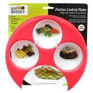 <img alt="Flents, Meal Measure, Portion Control Plate, Red, 1 Count" title="Flents, Meal Measure, Portion Control Plate, Red, 1 Count,025715678757"