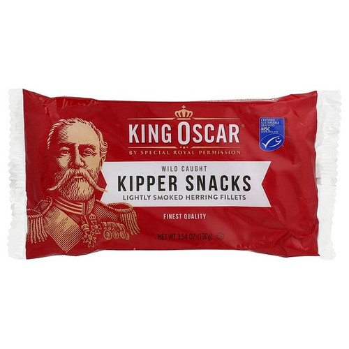 <img alt="3 PACK of King Oscar, Kipper Snacks, Lightly Smoked Herring Fillets, 3.54 oz (100 g)" title="3 PACK of King Oscar, Kipper Snacks, Lightly Smoked Herring Fillets, 3.54 oz (100 g),034800600511"
