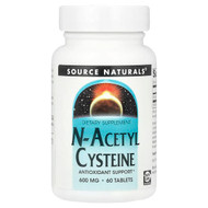 <img alt="Source Naturals, N-Acetyl Cysteine, 600 mg, 60 Tablets" title="Source Naturals, N-Acetyl Cysteine, 600 mg, 60 Tablets,021078008507"