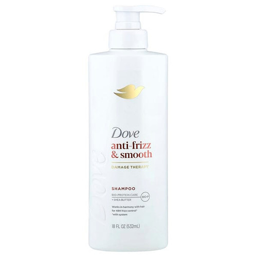 <img alt="Dove, Anti-Frizz & Smooth, Shampoo, 18 fl oz (532 ml)" title="Dove, Anti-Frizz & Smooth, Shampoo, 18 fl oz (532 ml),079400514264"
