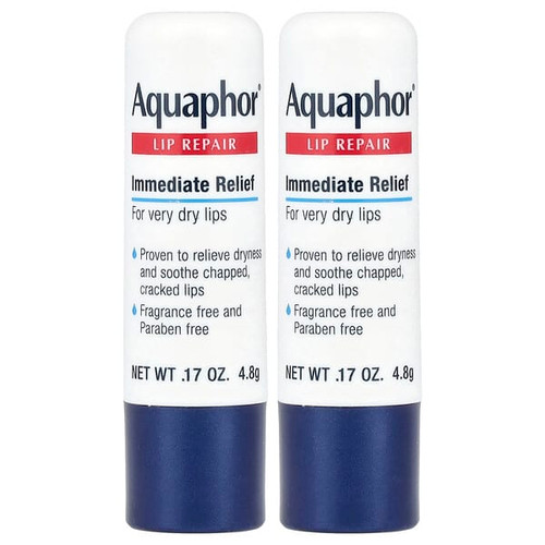 <img alt="Aquaphor, Lip Repair Stick, Immediate Relief, 2 Sticks, 0.17 oz (4.8 g) Each" title="Aquaphor, Lip Repair Stick, Immediate Relief, 2 Sticks, 0.17 oz (4.8 g) Each,072140025175"