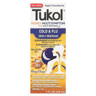 <img alt="Tukol, Honey Multi Symptom, Cold & Flu, Night Time, Ages 12+, Natural Honey, 4 fl oz (118 ml)" title="Tukol, Honey Multi Symptom, Cold & Flu, Night Time, Ages 12+, Natural Honey, 4 fl oz (118 ml),650240051241"