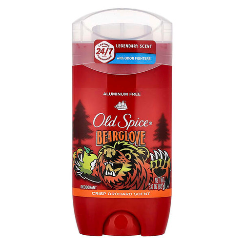 <img alt="Old Spice, Bearglove, Deodorant Stick, Aluminum Free, Crisp Orchard , 3 oz (85 g)" title="Old Spice, Bearglove, Deodorant Stick, Aluminum Free, Crisp Orchard , 3 oz (85 g),012044039694"