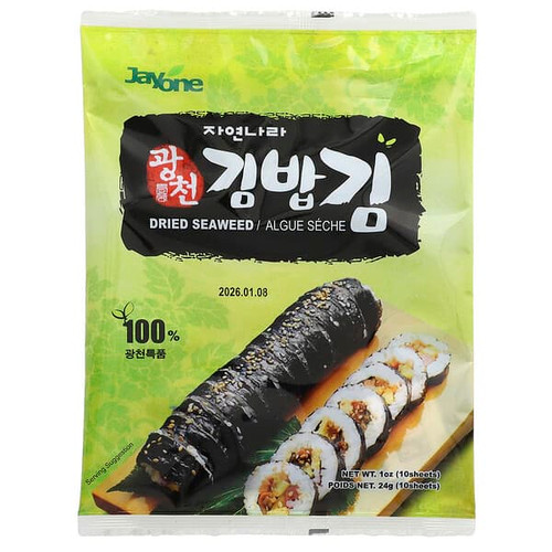 <img alt="3 PACK of Jayone, Dried Seaweed, 10 Sheets" title="3 PACK of Jayone, Dried Seaweed, 10 Sheets,678108131218"