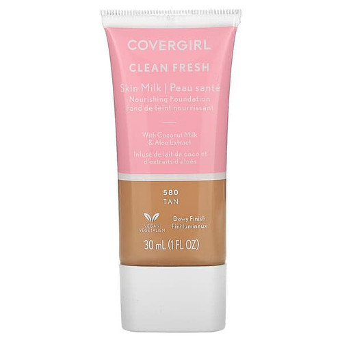 <img alt="Covergirl, Clean Fresh, Skin Milk Nourishing Foundation, 580 Tan, 1 fl oz (30 ml )" title="Covergirl, Clean Fresh, Skin Milk Nourishing Foundation, 580 Tan, 1 fl oz (30 ml ),3614227293427"