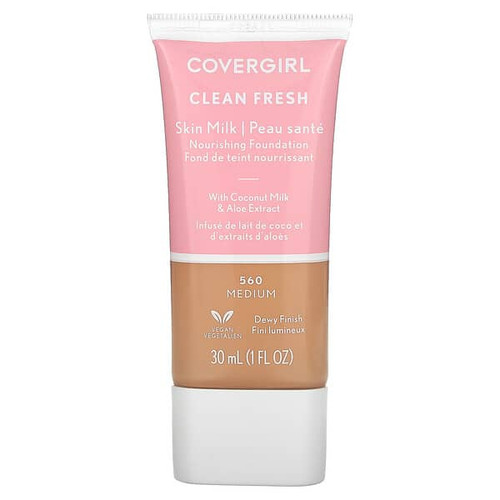 <img alt="Covergirl, Clean Fresh, Skin Milk Nourishing Foundation, 560 Medium, 1 fl oz (30 ml)" title="Covergirl, Clean Fresh, Skin Milk Nourishing Foundation, 560 Medium, 1 fl oz (30 ml),3614227293397"